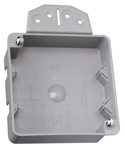 4 square electric box mounting bracket|4 square shallow box.